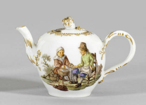 Teekännchen mit Teniers-Szenen - Foto 1