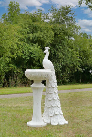 Skulpturale Vogeltränke im Jugendstil - Foto 1