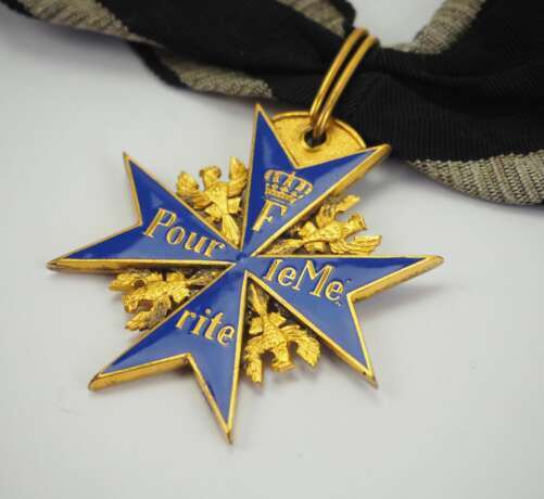 Preussen: Orden Pour le Mérite, für Militärverdienste - Ausstellungsstück. - фото 2