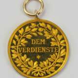 Württemberg: Zivil-Verdienstmedaille, Wilhelm II., in Gold, im Etui. - фото 4