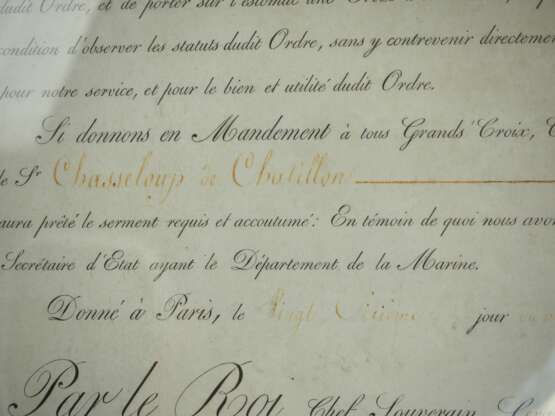 Frankreich: Orden des Hl. Ludwig, Ritter Dekoration, mit Urkunde. - Foto 3