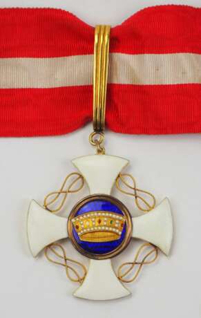 Italien: Orden der Krone von Italien, Komtur Kreuz. - Foto 1