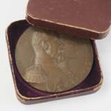 Russland: Medaille auf den Besuch des Zaren-Paars in Frankreich 1896, im Etui. - Foto 3
