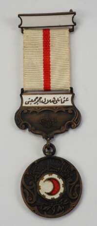 Türkei: Medaille des Roten Halbmond, in Bronze. - photo 1