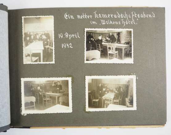 Kriegsmarine: Fotoalbum Marine Stamm Regiment Brake / Oldenburg. - Foto 2