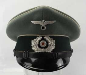 Wehrmacht: Schirmmütze für Mannschaften und Unteroffiziere der Infanterie.
