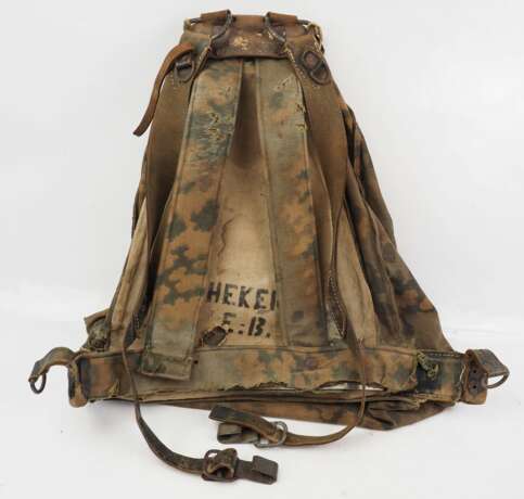 Waffen-SS: Rucksack aus Tarn-Stoff. - Foto 2