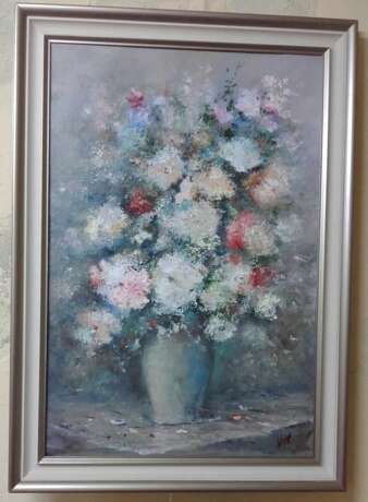 “Field bouquet” Canvas Oil paint Still life 398 2016 - photo 1