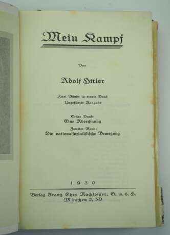 Hitler, Adolf: Mein Kampf. - photo 2