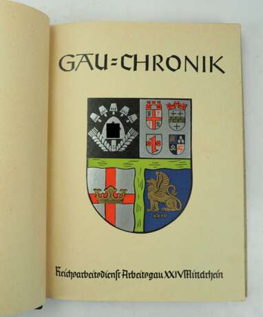 Gau=Chronik Reichsarbeitsdienst Arbeitsgau XXIV Mittelrhein. - фото 2