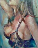 ACEO oil original, erotic. ACEO oil original, erotic.