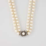 PERL-COLLIER MIT DIAMANTSCHLIESSE - photo 1