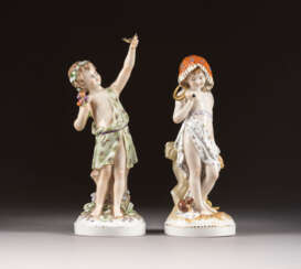 ALLEGORIEN DER JAHRESZEITEN - 'HERBST' UND 'FRÜHLING'