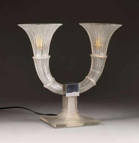 RENÉ LALIQUE TISCHLAMPE 'AMSTERDAM' - Foto 1