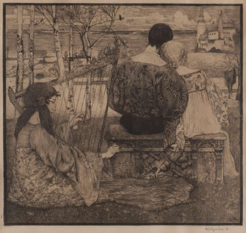 HEINRICH VOGELER LIEBE (1896) - Foto 1