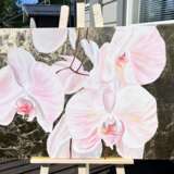 Orchids on Gold acrylic on canvas Акриловые краски abstract Финляндия 2022 г. - фото 4