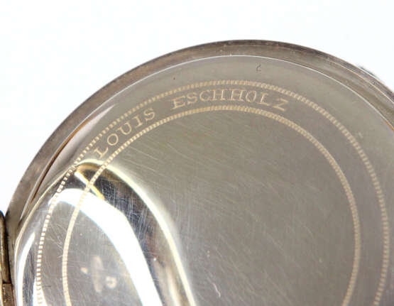 Schweizer Herren Taschenuhr - Silber 900 - фото 4