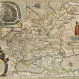 Seltene frühe Russland-Karte von 1616 mit Moskau-Ansicht - Foto 1