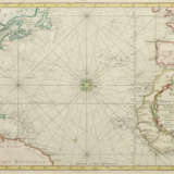 Karte des Atantlischen Ozeans "Carte de l'Ocean Occidental - photo 1