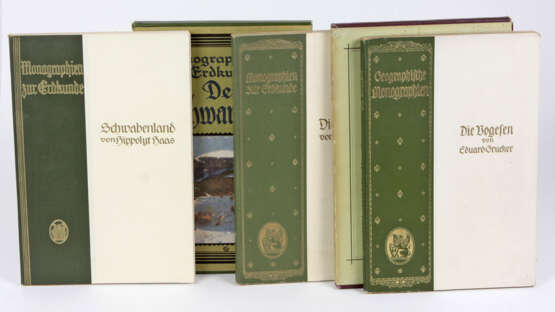 5 Bände Monographien zur Erdkunde - Foto 1