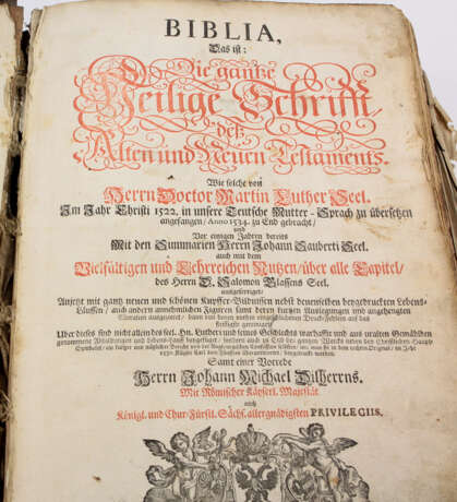 Biblia von 1710 - Foto 2