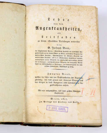 Lehre von den Augenkrankheiten - Wien 1817 - photo 1