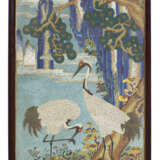 A MAGNIFICENT AND VERY RARE PAIR OF LARGE CLOISONN&#201; ENAMEL PANELS - Foto 11