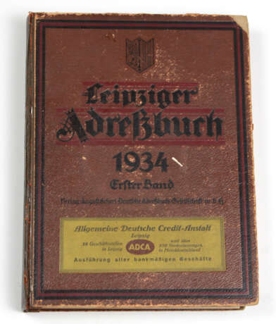 Leipziger Adreßbuch 1934 - photo 1