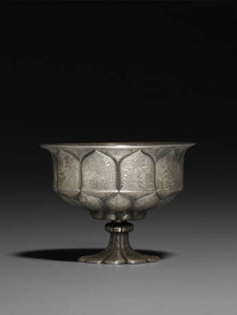 A SUPERB SILVER STEM CUP - Foto 1