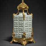 A GE-TYPE CONG-FORM VASE WITH ORMOLU MOUNTS - photo 1