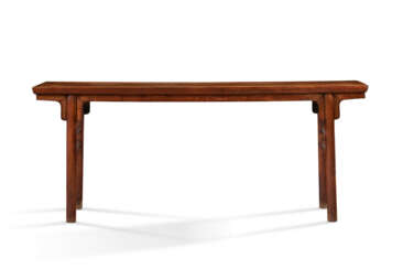 A HUANGHUALI RECESSED-LEG TABLE