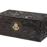 A FINELY CARVED ZITAN DOCUMENT BOX - photo 1