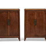 A PAIR OF HUANGHUALI SLOPING-STILE CABINETS - photo 2