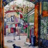 Painting “Одесский дворик”, Paper, Watercolor painting, реалистичный рисунок, Cityscape, Ukraine, 2022 - photo 1