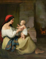 Italienerin mit Kind