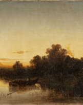 Kleines Boot am Ufer