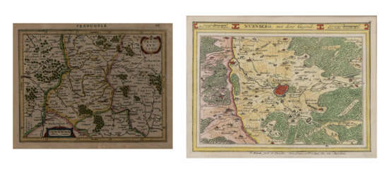 Paar Landkarten 'Franconia' und 'Nürnberg' - фото 1