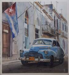 Старая машина. Куба
