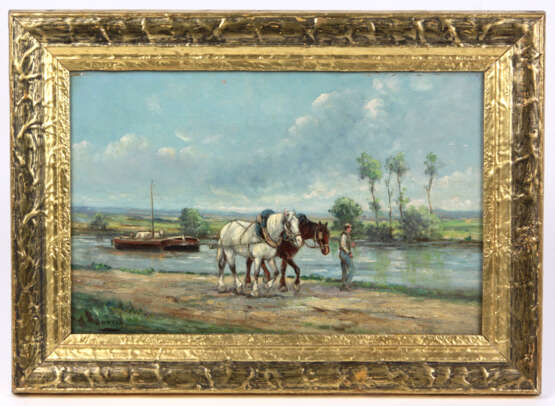 Pferde am Kanal .- Buncey, A.R. - photo 1
