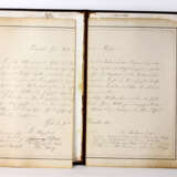 Gründerzeit Holzmappe mit Handschrift 1881 - фото 2