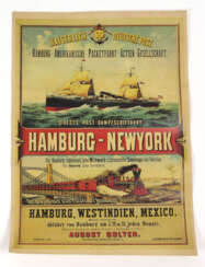 Plakat Hamburg - Newyork