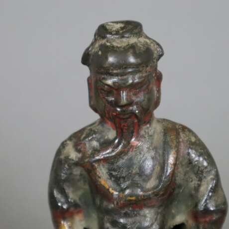 Figurine des Kriegsgottes Guandi - photo 3