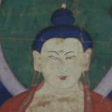 Thangka mit zentraler Darstellung des Buddha Shakyamuni - photo 7