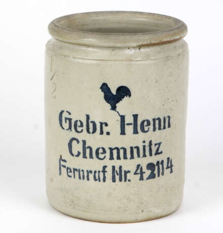 Keramiktopf *Gebr. Henn Chemnitz* - photo 1