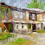 Gemälde „Старый дворик“, Karton, масло на картоне, Impressionismus, Stadtlandschaft, Russland, 2022 - Foto 1