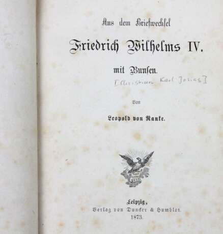 Briefwechsel Friedrich Wilhelms IV - Foto 1