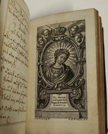 handgeschriebenes Gebetsbuch 1725 mit Kupfern - фото 7