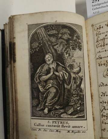 handgeschriebenes Gebetsbuch 1725 mit Kupfern - Foto 12