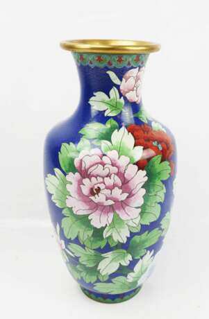 Cloisonné-Vase. - Foto 1