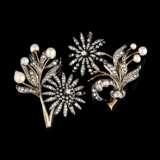 Zwei Viktorianische Diamant-Perlen-Broschen. - фото 1